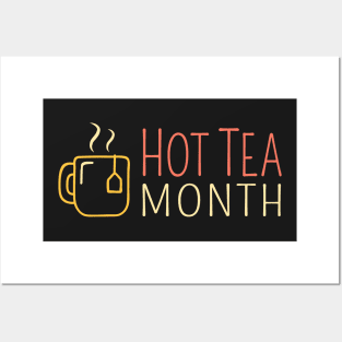 Hot Tea Month Posters and Art